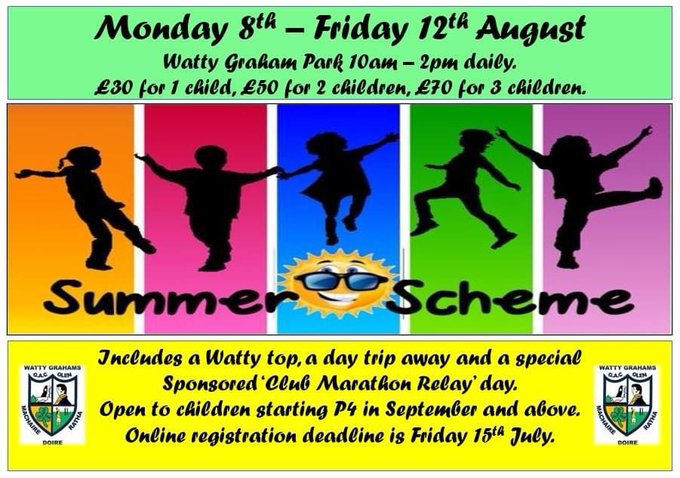 Summer scheme event info