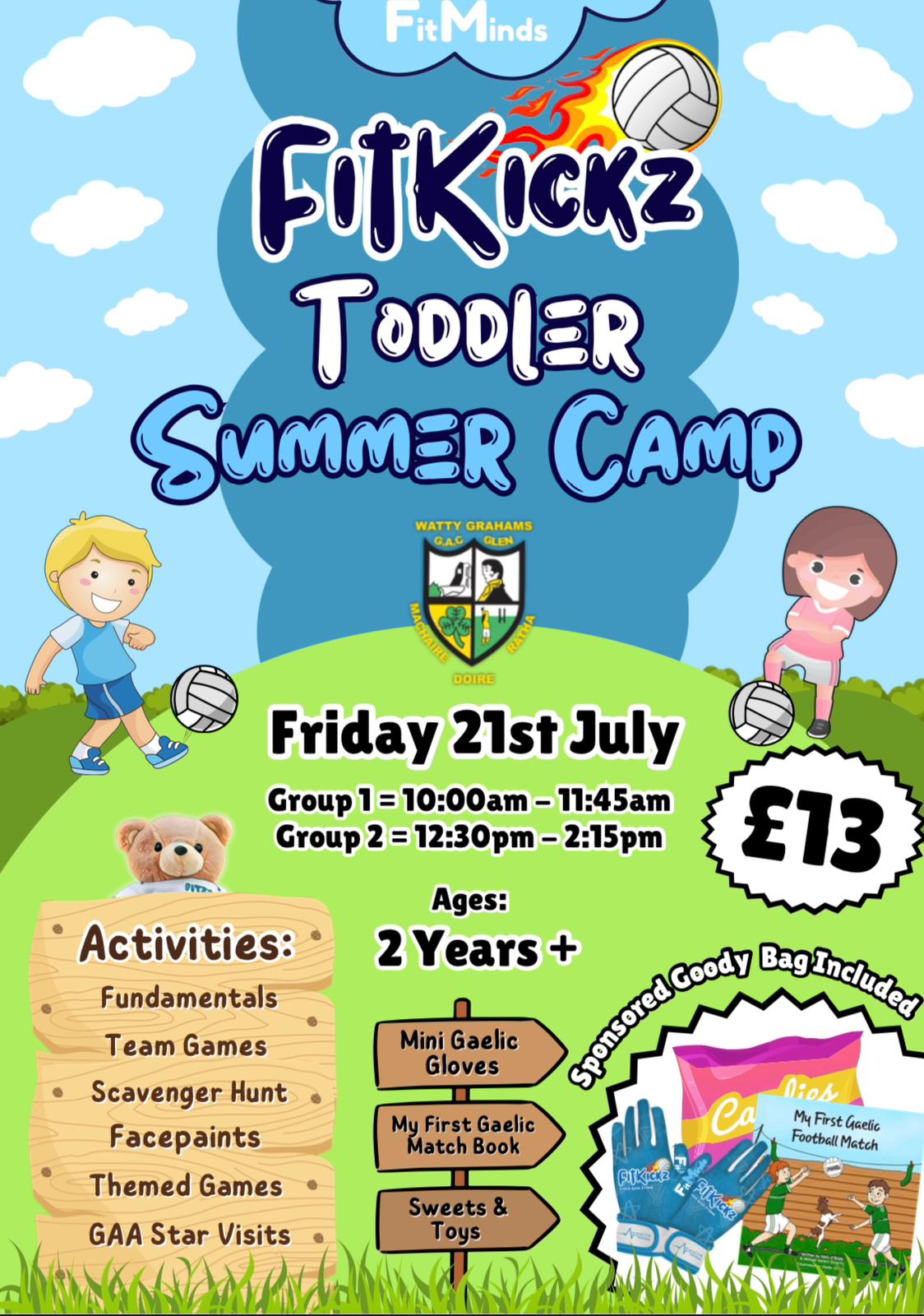 FitKickz Toddler Summer Camp event details