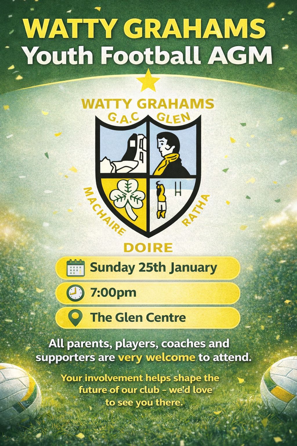 Youth Football AGM event details