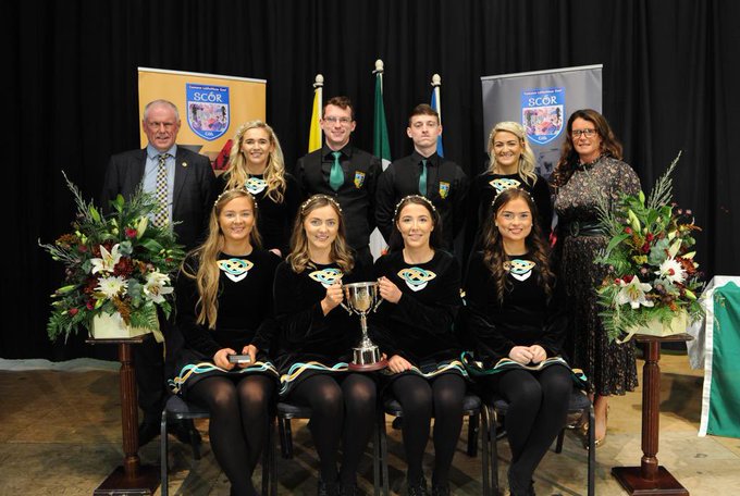 Scór Ulster Champions winning dance team