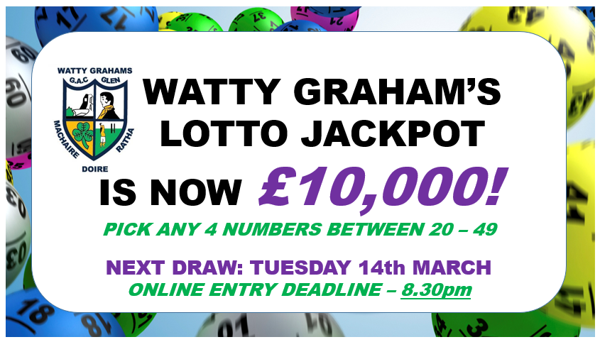 Lotto jackpot for the next draw