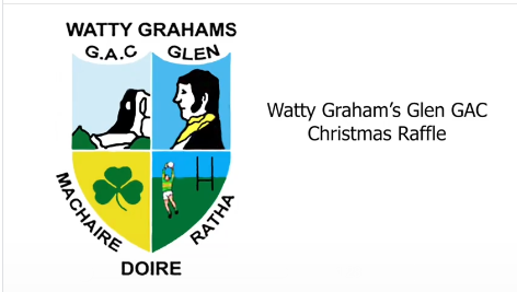 Watty Grahams Club Crest and Christmas Raffle information