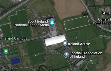 Aerial view of the National Sports Campus - Dublin